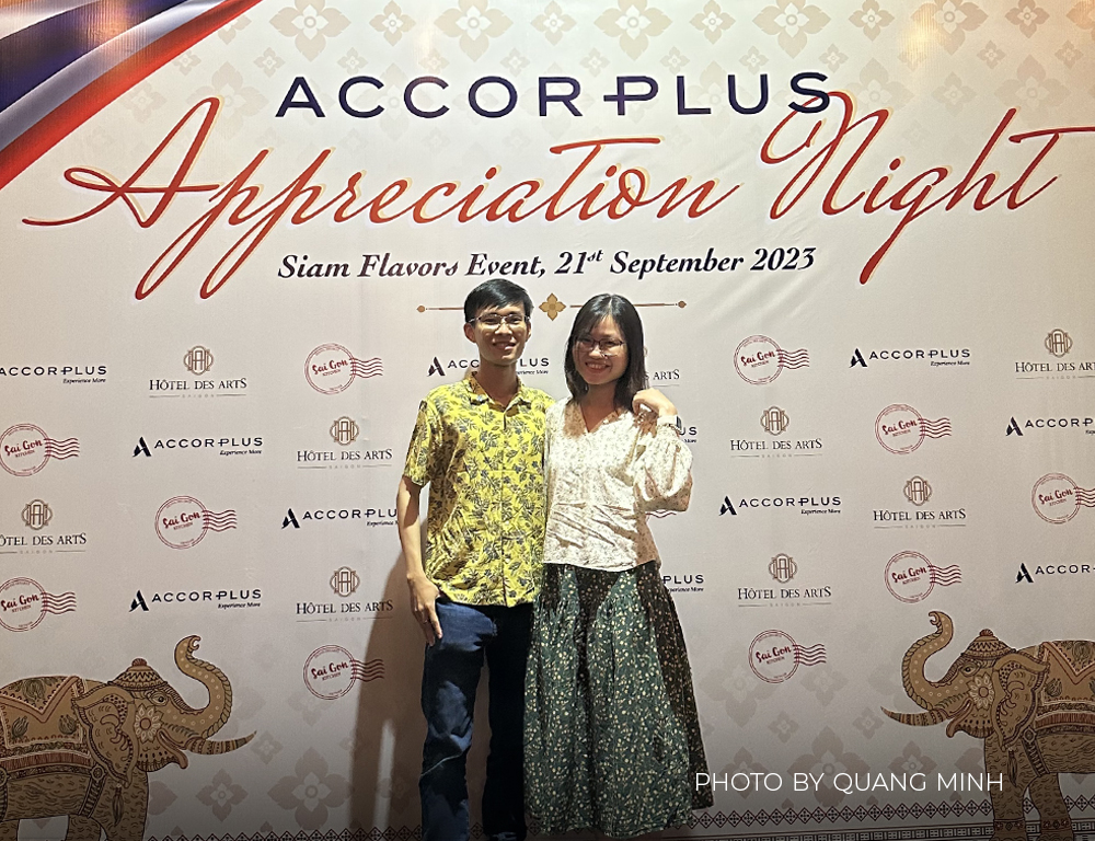 Minh and Vinh at Accor Plus Appreciation Night