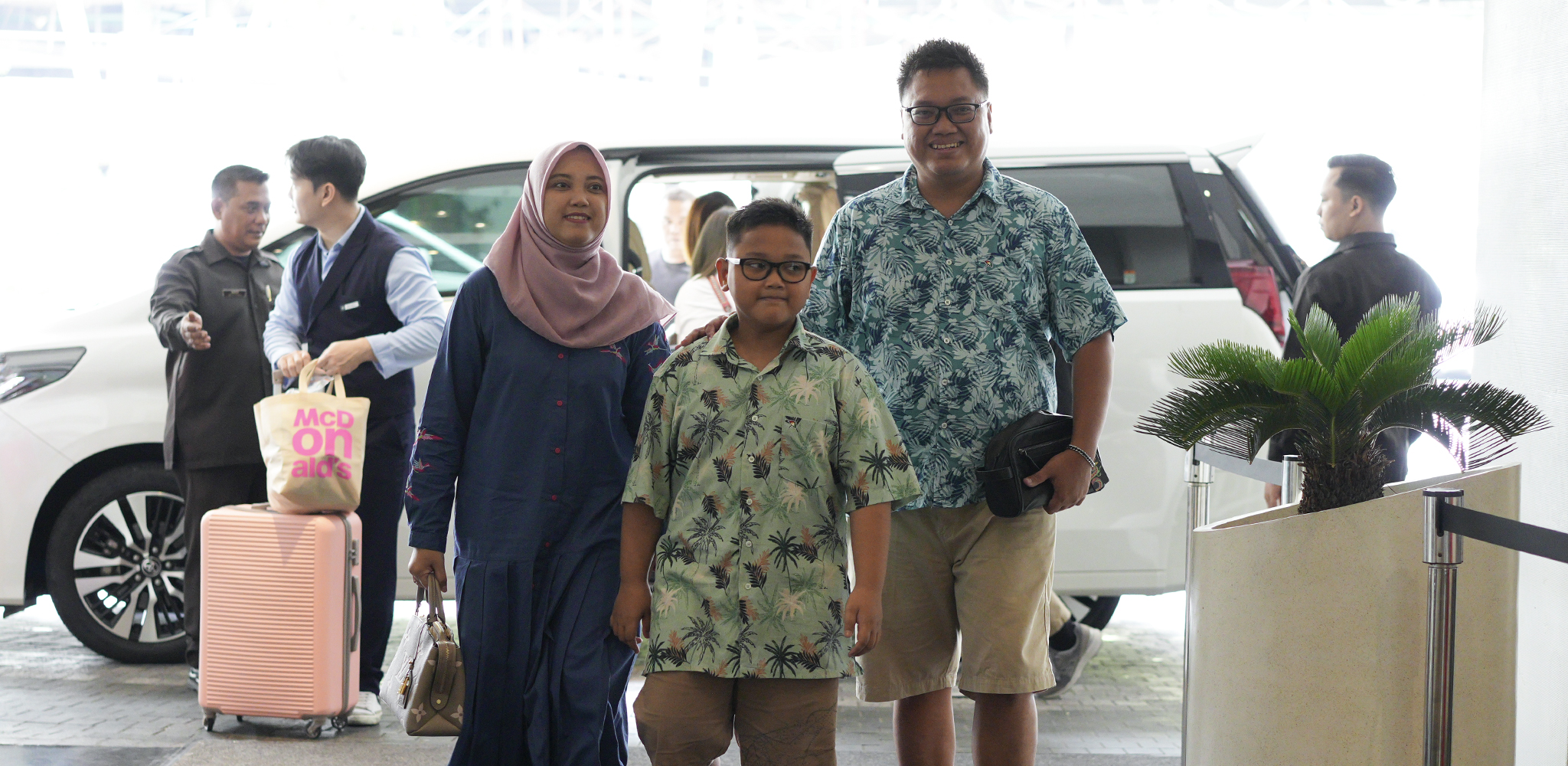 Indra enjoying a family vacation with Accor Plus benefits.