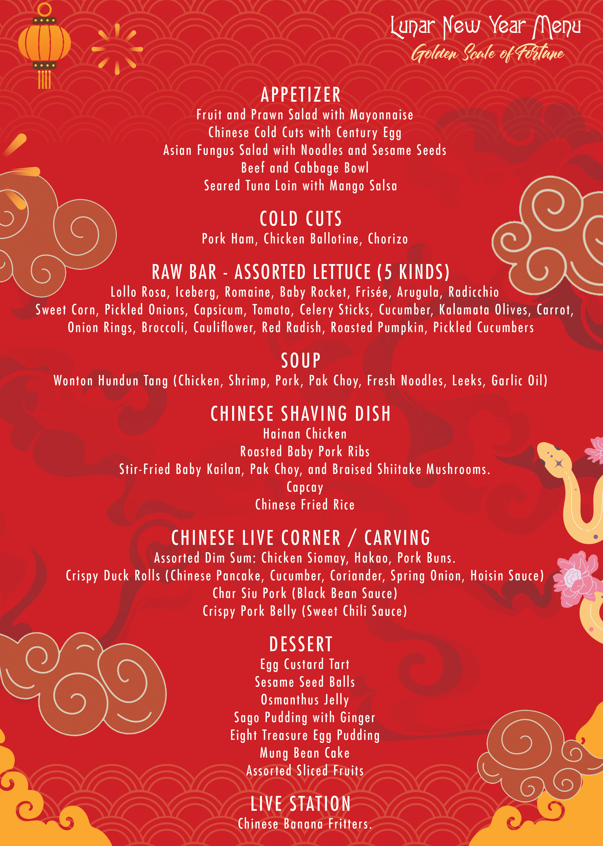 Lunar New Year dinner at Montage, Allday Dining Accor Plus