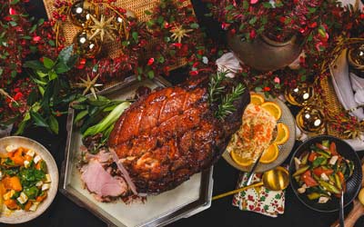 Festive Christmas Day lunch buffet at Food Exchange