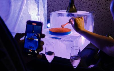A caviar celebration at HI-SO Rooftop Bar