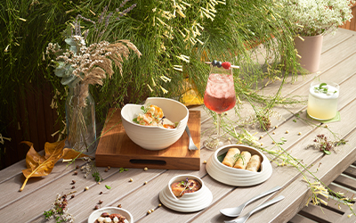 Raffles dining experience at home