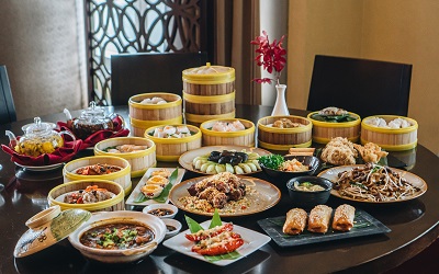 Weekend Chinese dim sum buffet at Golden Dragon