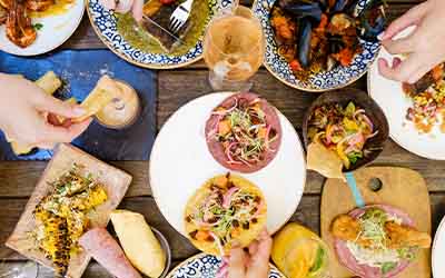 Modern Latin American dinner experience at La Mesa