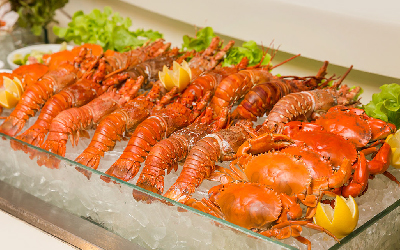 Weekend seafood buffet dinner at Food Exchange Restaurant