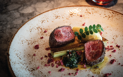 Chef’s signature 6-course set dinner at The Enclave