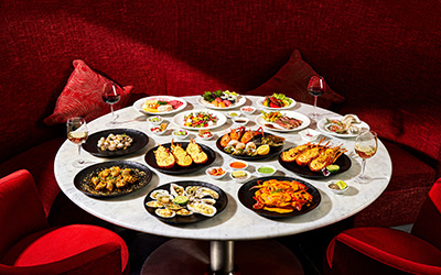 Seafood dinner buffet at Food ConneXion