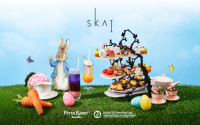 A Peter Rabbit™ inspired high tea at SKAI