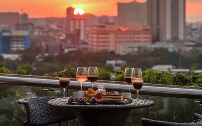 Vibrant nights on the rooftop at Mistral
