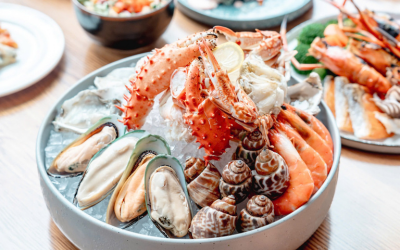 Seafood buffet dinner at La Cheminée