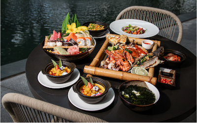 “Essence of The Sea” set menu at Clubhouse restaurant