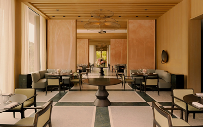 Modern Italian dining with wood-fire cooking at Empire Grill