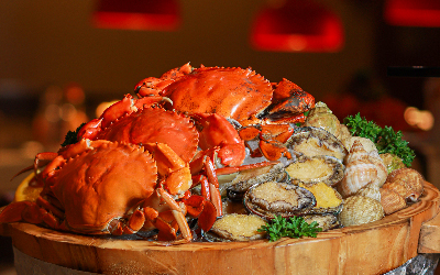 Weekend seafood buffet dinner at Food Exchange Restaurant