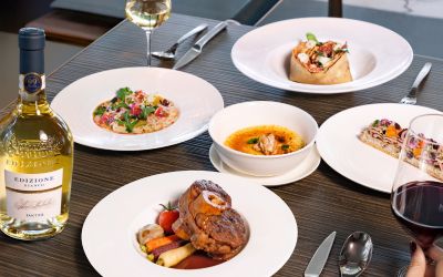 Fantini wine dinner at The Cliff