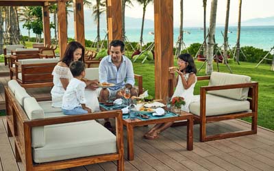 Family indulgence package with half-board dining