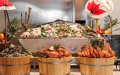 Sunday seafood brunch at Food Exchange Restaurant
