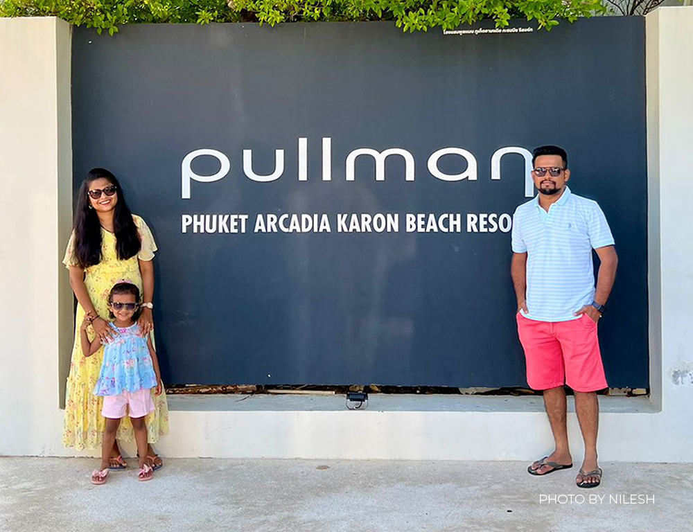 Nilesh in Phuket, enjoying his Accor Plus travel perks